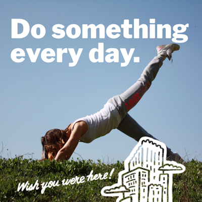 It doesn't have to big, and you have lots of types of activity to choose! Whatever your activity, remember 1) to track your time, since you are required to enter activity duration into the platform, and 2) stairs will help you finish the challenge faster, but any non-stair physical activity and even mental health practices can also be logged on the platform! 