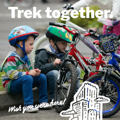 We hope our family registrants have enjoyed our Trek Up the Tower family resources for tips on how to be healthy through creative (and easy) family play and time together! We think trekking together is the best way to be active because we love our awesome Trek family! There's STILL TIME to log your activity for the day and complete your virtual Tower challenge! If you have not received your shirt or finisher's prize (if applicable), those are on their way to you this week!