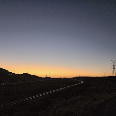 Evening stroll outside of Vegas